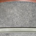 Vintage Italiaanse Vaghi 601 Linea Uno Arch Stoel Opnieuw Bekleed Met Leer. thumbnail 9