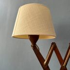 Teak Wood Deense Stijl Schaarlamp thumbnail 8