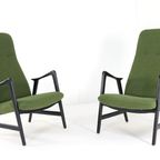 Alf Svensson Kontur Fritz Hanzen Fauteuil Stoel New Upholstery Vintage thumbnail 10