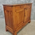 Antieke Kast Commode 19E Eeuws Kersenhout 113X140 Cm thumbnail 21