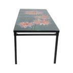 Grote Keramische Tegeltafel Adri Design Oranje Abstract Bloem 109Cm thumbnail 2