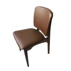 Set Van 4 Vintage Eetkamerstoelen Teakhout/Bruin Skai, Jaren '60 thumbnail 6