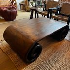 Mid Century Chinese Scroll Salontafel Vintage thumbnail 7