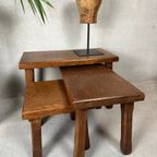 3x Brutalist Nesting Tables thumbnail 5