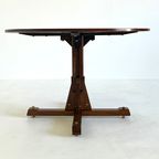Houten Ronde Eettafel Van Isa Bergamo Met Uniek Onderstel thumbnail 5
