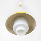 Geel Wit Space-Age Hanglamp - Reliving thumbnail 4