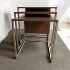Set Van 3 Bijzettafels / Retro Salontafels / Sidetable thumbnail 2