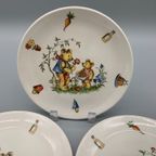 Kinderservies Vintage Bordjes Set Van 3 Old Foley James Kent thumbnail 3
