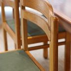 4 Musterring Massief Eikenhouten Stoelen, 1970 thumbnail 9