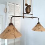 Dubbele Vintage Hanglamp Uittrekbare Katrollamp Plafondlamp thumbnail 4