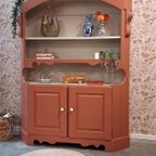 Vintage Retro Buffetkast Zachte Terracotta Kleur thumbnail 6