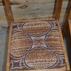2 Ouderwetse Eiken Stoelen thumbnail 4