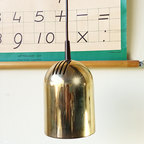 Vrieland Vintage Goudkleurige Lamp Dutch Design Jaren '80 thumbnail 13