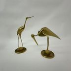 Large Mid Century Design Brass Birds , 1970’S thumbnail 5