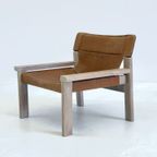 Tuigleren Cognac Kleurige Fauteuil thumbnail 16