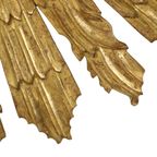 Grote Houten Zonnespiegel Sunburst Butler Xl Spiegel Goud 70Cm thumbnail 18