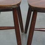 Set Van 6 Vintage Houten Windsor Spijlen Stoelen Uit De Jaren ’70 In Engelse Stijl thumbnail 6