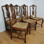 Brocante Queen Ann Eettafelstoelen Stoelen Set Prijs thumbnail 6