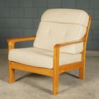 Vintage Deense Fauteuil – Notenhout – Jaren 60 thumbnail 6