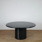 Frank J.L. De Clercq Round Dining Table With Leather Top thumbnail 3