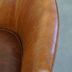 Geweldige, Unieke Vintage Schapenleren Design Fauteuil Van Bart Van Bekhoven thumbnail 5