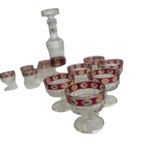 Vintage Italiaanse Glazen Dessert Set Stampi Francolini thumbnail 5