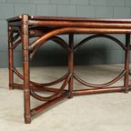 Vintage Manou/Bamboe Eettafel Xl thumbnail 12