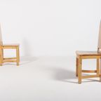 Vintage Swedish Solid Pine Chairs From Sven Larsson Möbelshop thumbnail 7