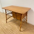 1950'S Louis Sognot Bamboo Desk thumbnail 19