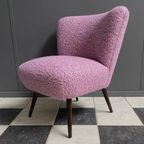 Pink Cocktail Chair 1960S Mcm thumbnail 4