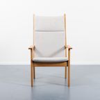 High Back Easy Lounge Chair / Fauteuil Ge 284a By Hans Wegner For Getama thumbnail 3
