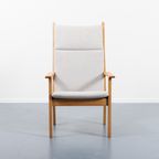 High Back Easy Lounge Chair / Fauteuil Ge 284A By Hans Wegner For Getama thumbnail 3