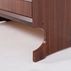 Architectural Italian Mid-century Modern Chest Of Drawers/sideboard / Ladekast / Dressoir, 1960s thumbnail 7