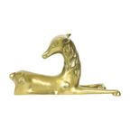 Herten Beeld Sculptuur Koper Messing Liggend Hert Sarreid Ltd thumbnail 9
