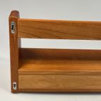 Vintage Wandplank, <<<brand>>>, Massief Teak, Denemarken 1970's thumbnail 9