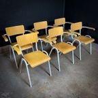 13 Stuks Stapelstoelen Schoolstoelen Met Armleuning thumbnail 2