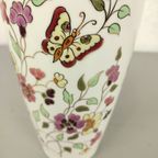 Vintage Zsolnay Vaas Met Vlinders & Bloemen thumbnail 4