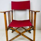 Vintage Vouwstoel. Directors Chair. Vouwbare Campingstoel. Camper Klapstoel. thumbnail 2