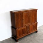 Vintage Wandkast | Highboard | Jaren 50 | Zweden thumbnail 4