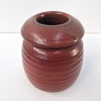 Red Piet Knepper For Mobach Vase, Modernist Dutch, Utrecht thumbnail 3