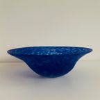 Mondgeblazen Blauwe Schaal thumbnail 4