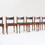 Bernini Vintage Italiaanse Eetkamer Stoelen Van Silvio Coppola, Set Van 6 thumbnail 4