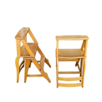 2 X Library Ladder Chair 1950s thumbnail 5