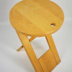 Suzy Stool, Opvouwbare Vintage Design Kruk, Ontworpen Door Adrian Reed Voor Princes Design Works thumbnail 3