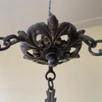 Oogstlamp Kerklamp Hanglamp Voor Kaarsen Frans Antiek thumbnail 2