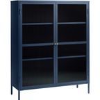 Omeo Vitrinekast - 140 X 111 Cm - Blauw thumbnail 6