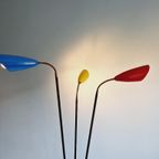 Driepoot Vloerlamp Met 3 Scharnierende Lampen, Jaren 50 thumbnail 19