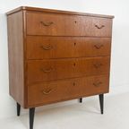 Scandinavisch Vintage Teak Fineren Ladekast Floro thumbnail 6