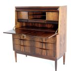 Erling Torvits Voor Klim Møbelfabrik Palissander Secretaire Bureau Kast Vintage Deens thumbnail 7