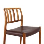 Set 6 Niels O Møller Stoelen Vintage Palissander Model 83 thumbnail 6